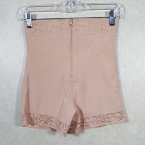 02113 Unbranded tan high waist firm control garment M NEW